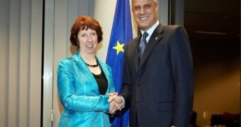 Ešton zahvalila premijeru Kosova Tačiju na njegovoj ulozi u sporazumu između Beograda i Prištine
