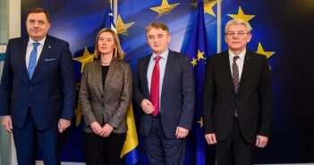 Federika Mogerini se sastala sa Predsedništvom Bosne i Hercegovine