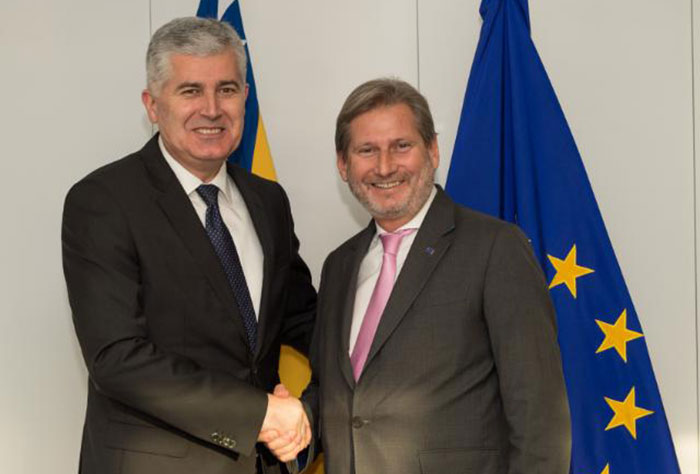 Mogherini and Hahn on the Bosnia and Herzegovina membership application