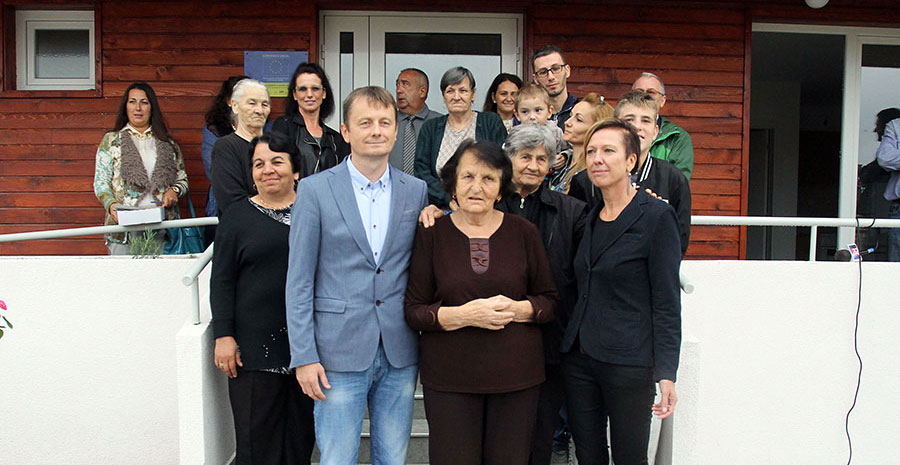 12 vulnerable refugee families move into new apartments in Ub thanks to EU assistance