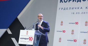 Ambasador Fabrici prisustvovao svečanom otvaranju južnog kraka Koridora 10