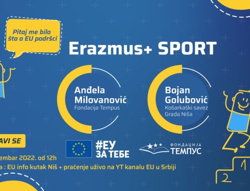 Pitaj me bilo šta o EU podršci – Erazmus+ sport