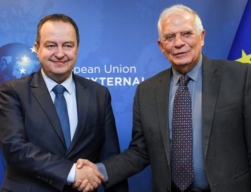 High Representative Josep Borrell met with the Minister of Foreign Affairs Ivica Dačić
