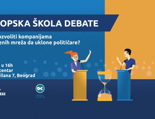 Javna debata u Beogradu – društvene mreže i političari