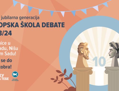Otvoren konkurs za 10. generaciju Evropske škole debate