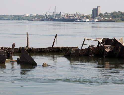 Removal of sunken vessels from the Danube in progress