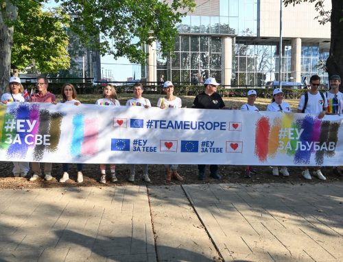 Team Europe at Belgrade Pride – Pride is People