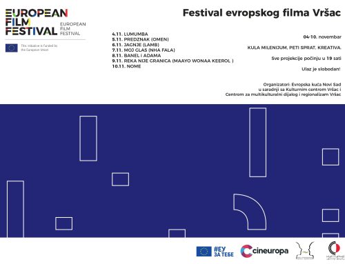 Festival evropskog filma uskoro u Vršcu