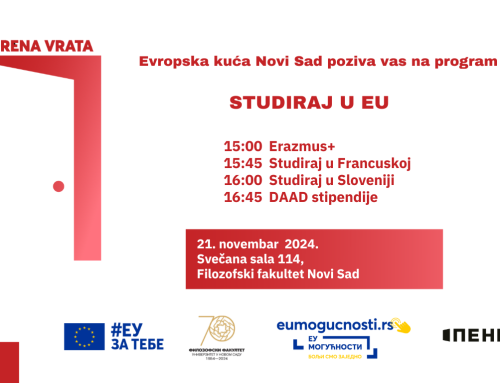 Studiraj u EU – Info sesija za studente u Novom Sadu