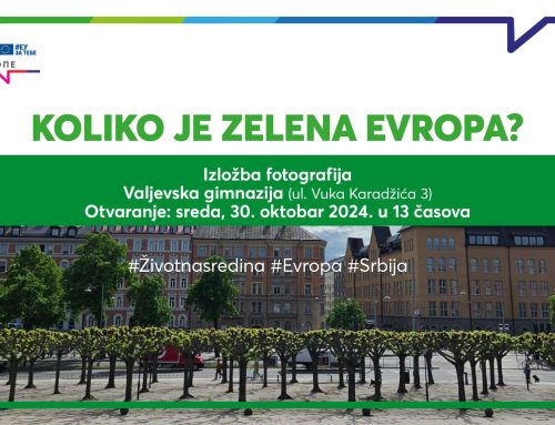 Izložba fotografija „Koliko je zelena Evropa“ otvorena u Valjevu