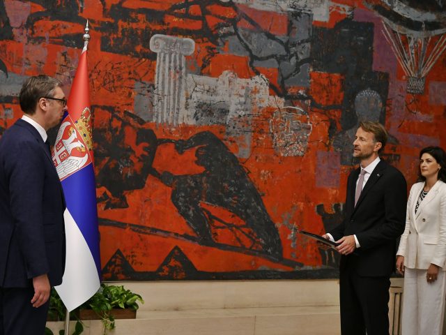 Andreas fon Bekerat predao akreditive kao novi ambasador EU u Srbiji
