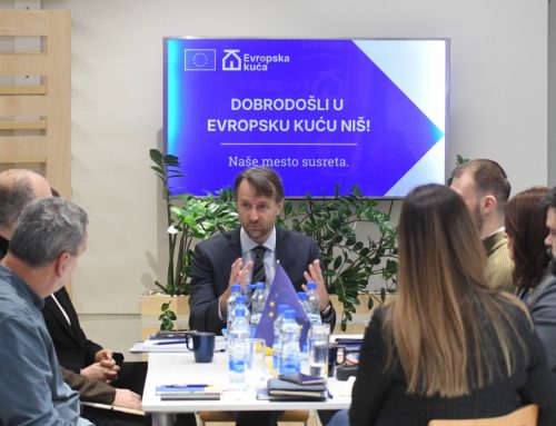 EU Ambassador to Serbia Andreas von Beckerath visited Niš