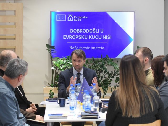 EU Ambassador to Serbia Andreas von Beckerath visited Niš