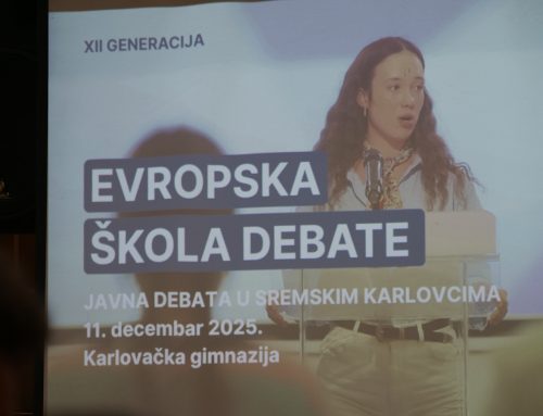 Javna debata održana u Karlovačkoj gimnaziji u okviru Evropske škole debate