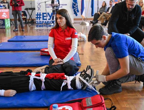 High school students from Čačak gain essential skills for emergency response
